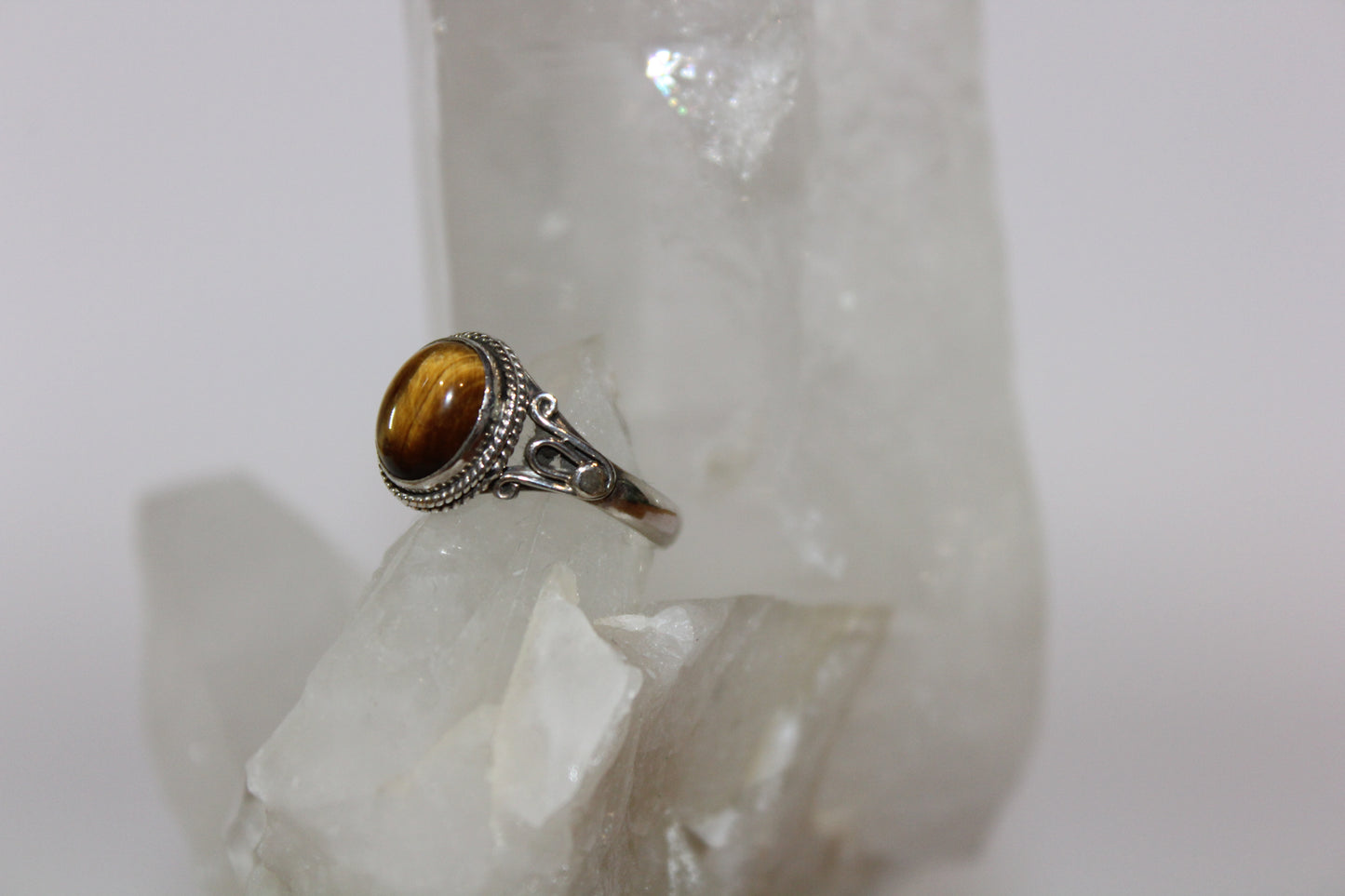 Ring - Tiger Eye - size - 8