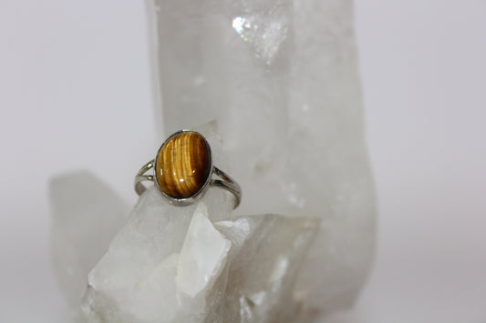 Ring - Tiger Eye - size - 8