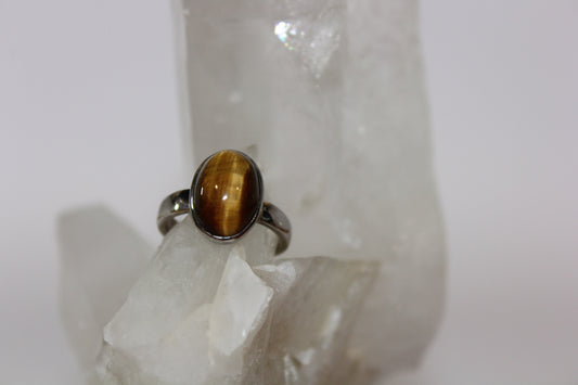 Ring - Tiger Eye - size - 8