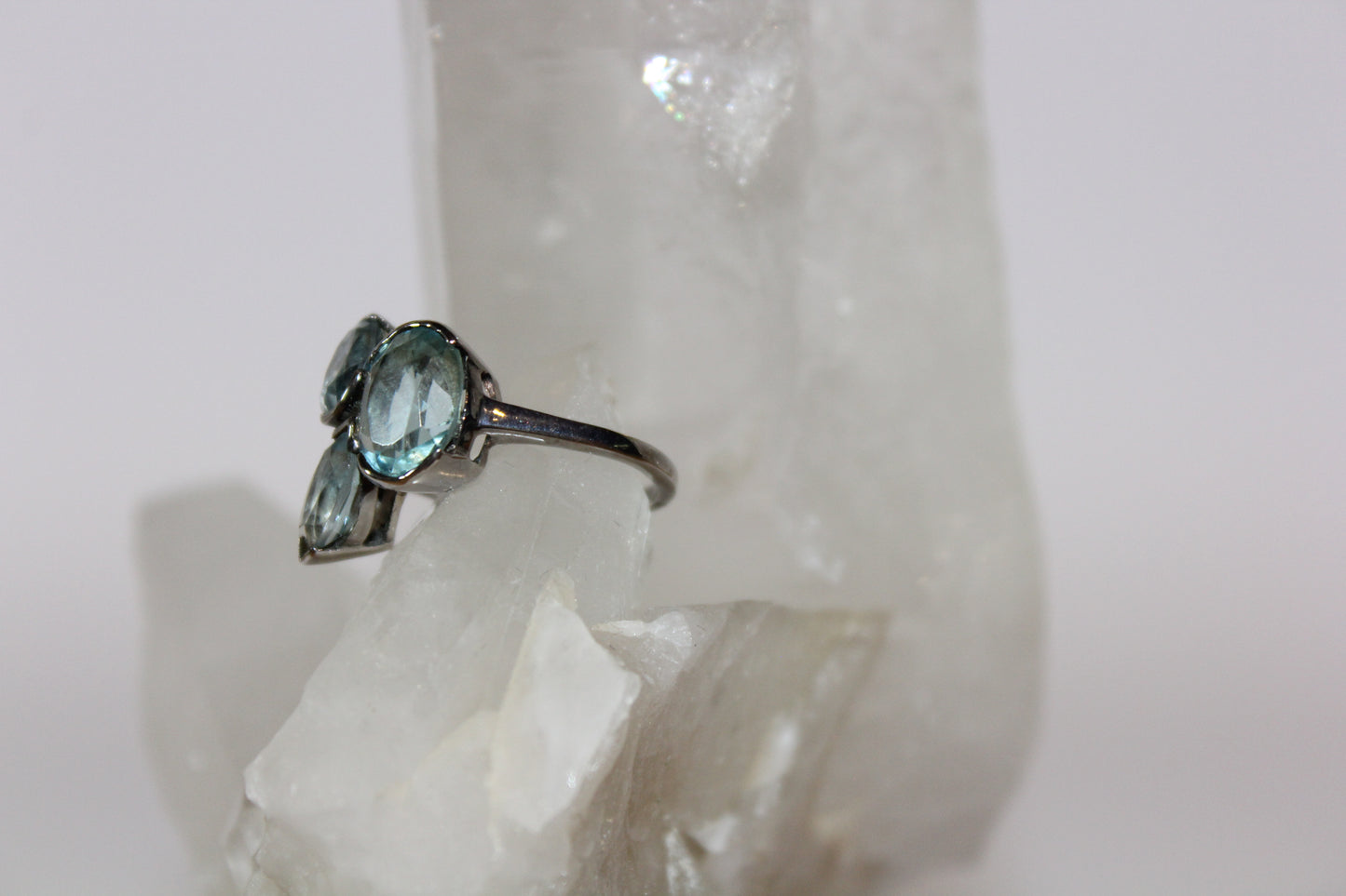 Ring - Topaz (blue) - size - 7