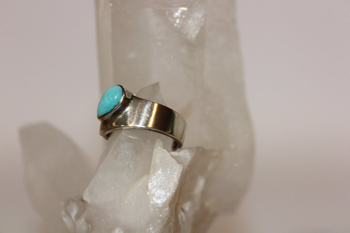 Ring - Amazonite - size - 8