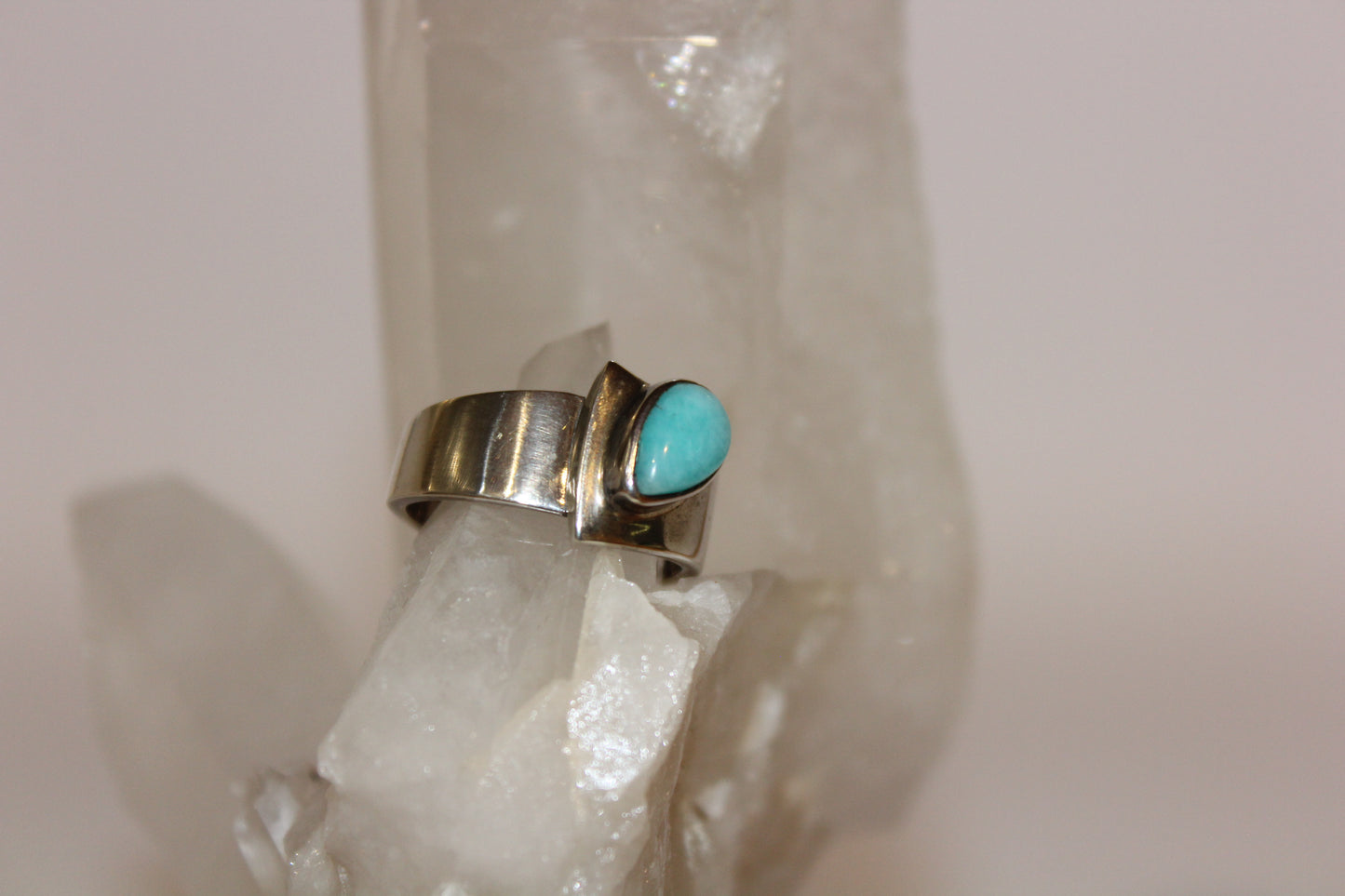 Ring - Amazonite - size - 8