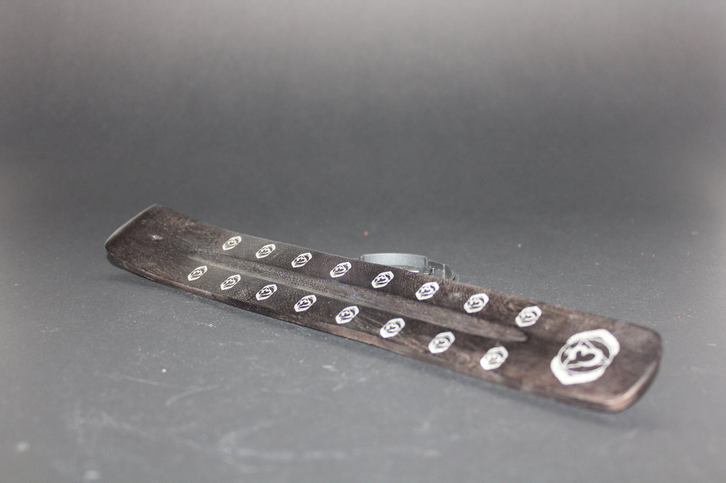 Incense Holder - Timber Ash Boat - Chakras