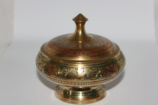 Charcoal Burner - Brass - lge