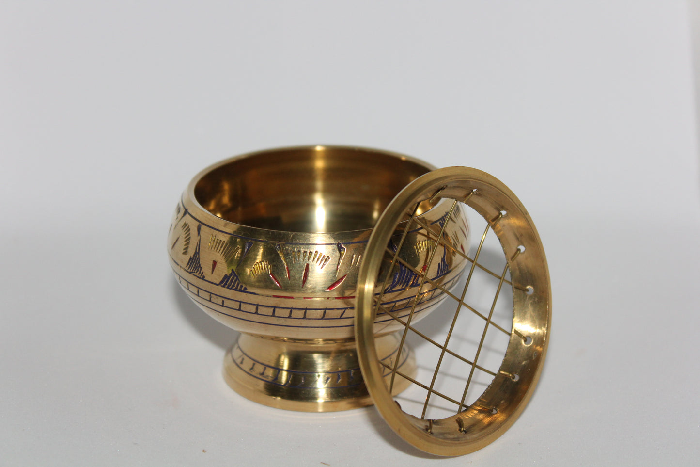 Charcoal Burner - Brass - sml