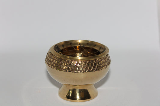 Charcoal Burner - Brass - sml