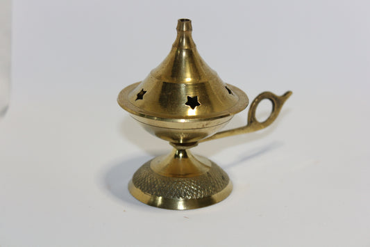 Charcoal Burner - Brass - sml