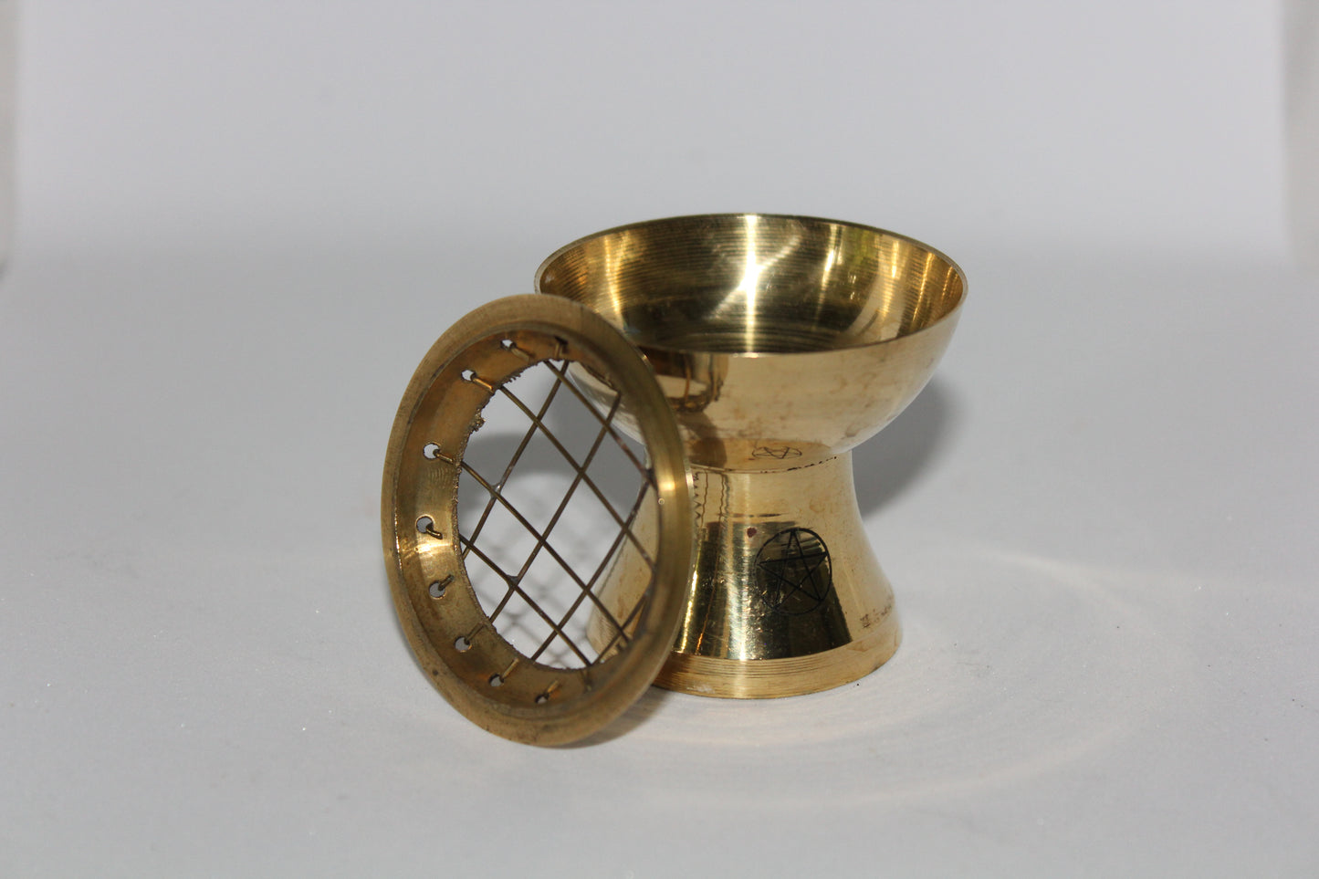 Charcoal Burner - Brass - sml