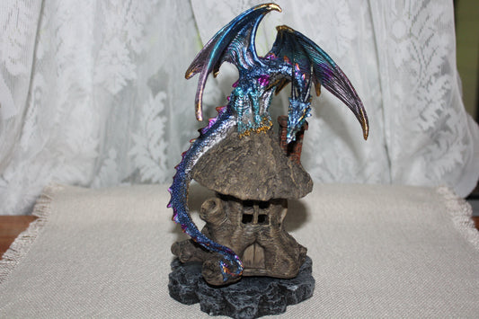 Incense Holder - Dragon & House