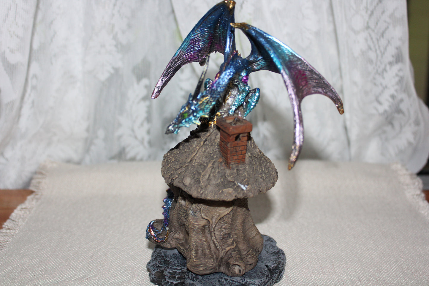 Incense Holder - Dragon & House