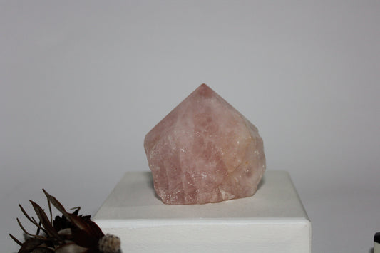 Generator - Rose Quartz (raw-polished point) - lge