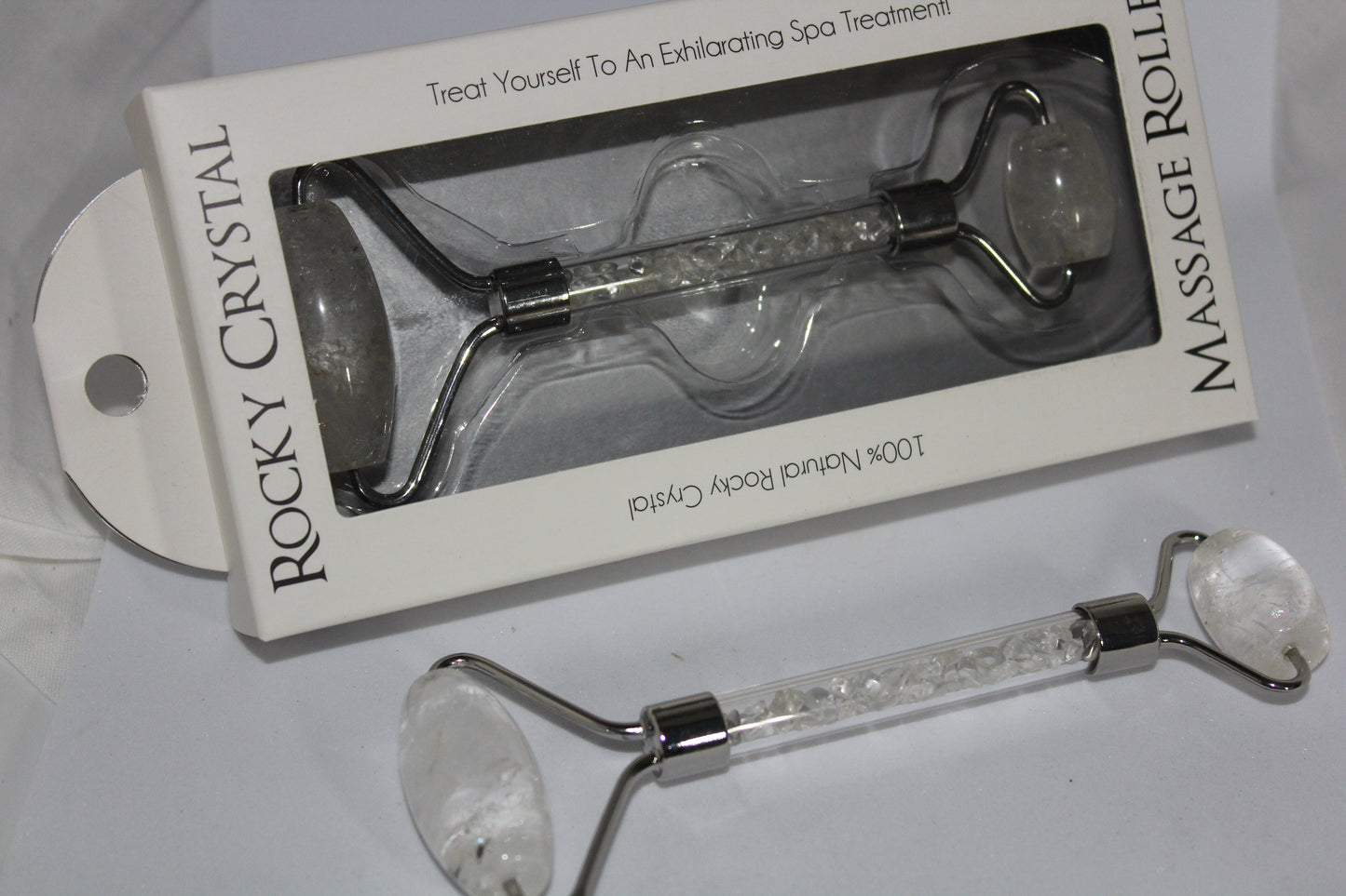 Massage roller - Clear Quartz