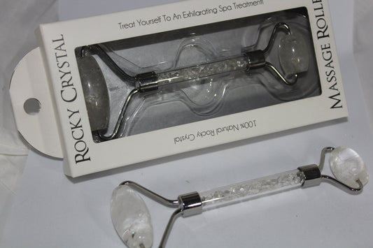 Massage roller - Clear Quartz
