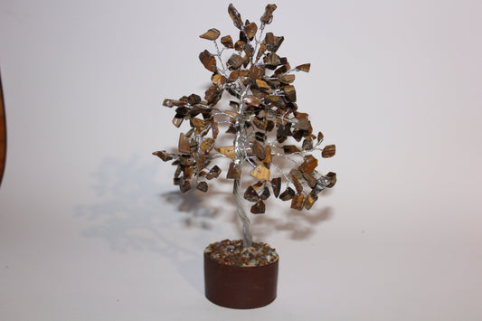 Tree - Tiger Eye (silver) - sml