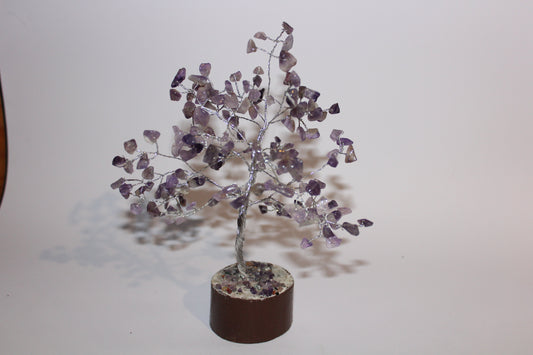 Tree - Amethyst (silver) - sml