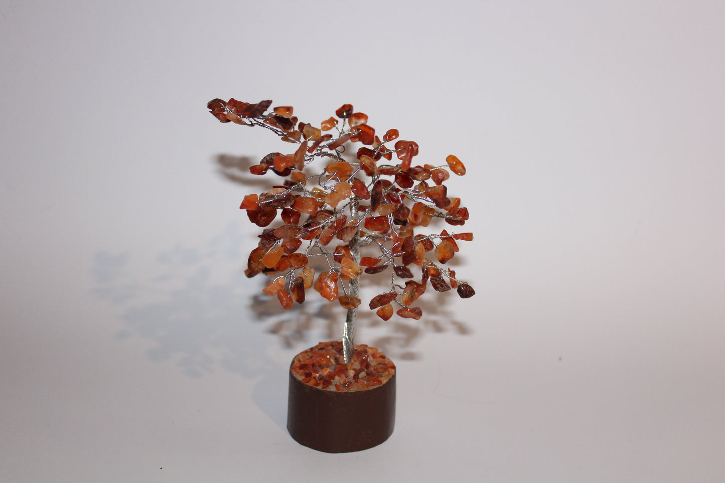 Tree - Rose Quartz (silver) - sml