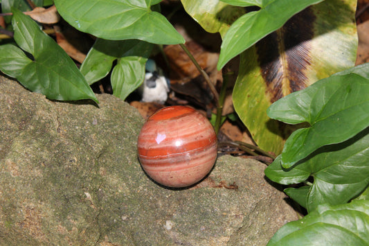Sphere - Red Jasper - med
