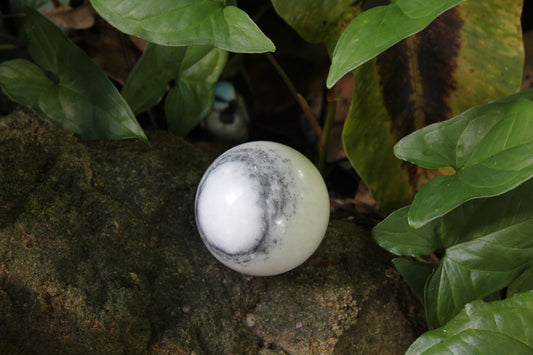 Sphere - Zebra Marble - med/lge