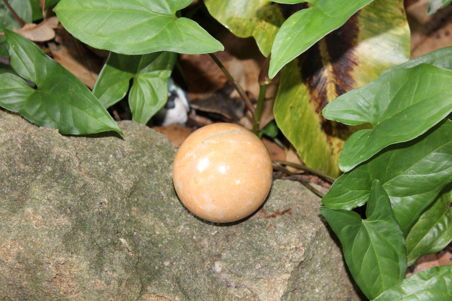 Sphere - Aventurine - Green & Peach - med