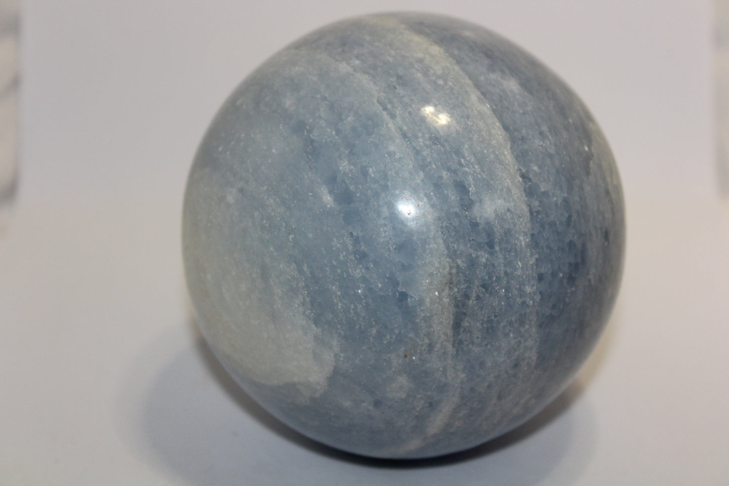 Sphere - Calcite - Blue - xxlge