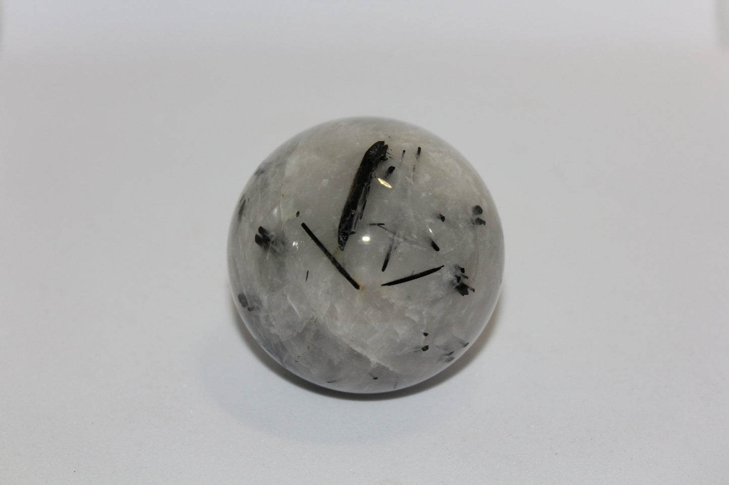 Sphere - Tourmalinated Quartz - med/lge