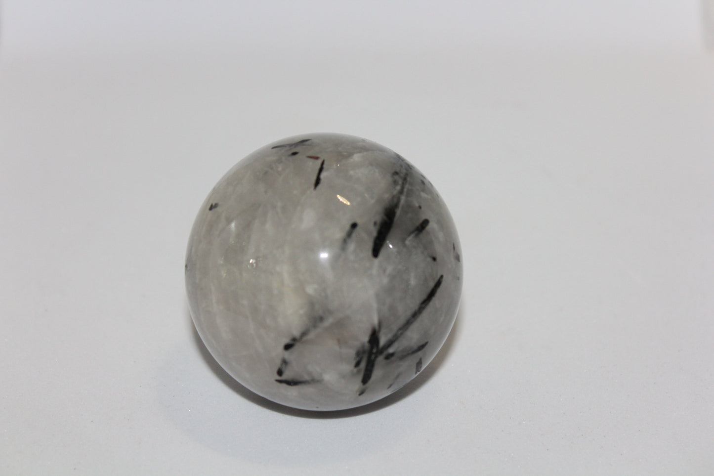 Sphere - Tourmalinated Quartz - med/lge