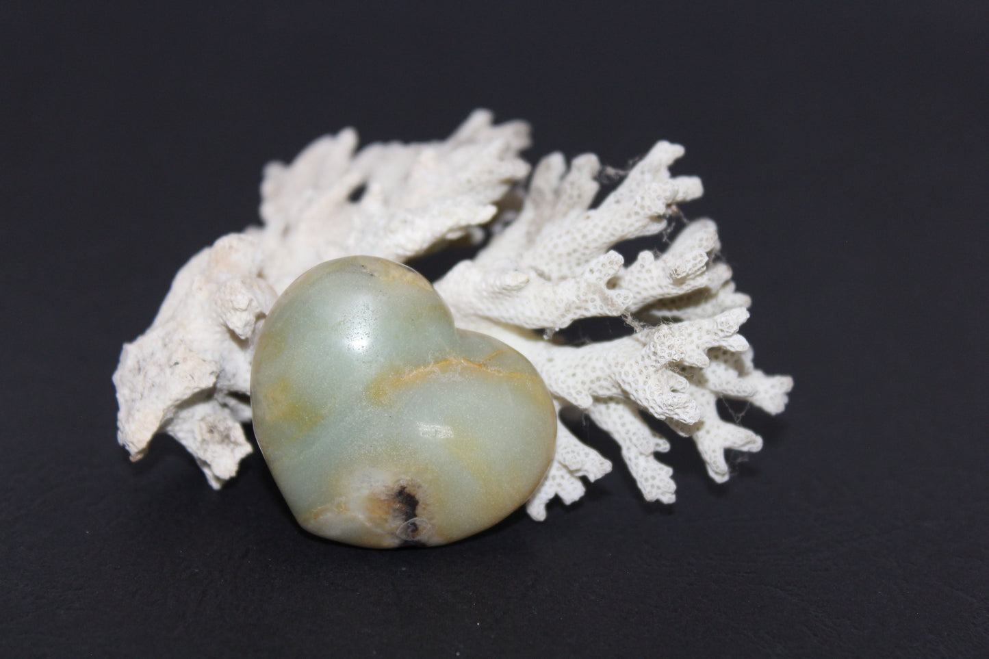 Heart - Amazonite - puff - med/sml
