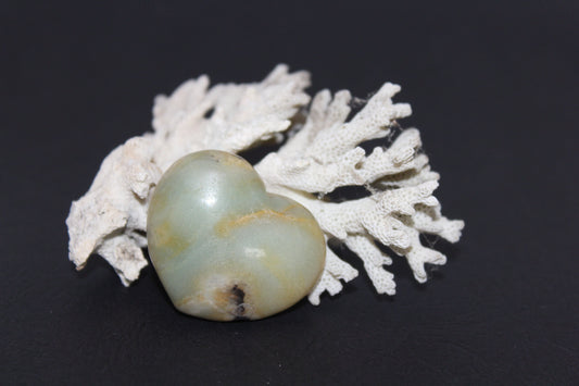 Heart - Amazonite - puff - med/sml
