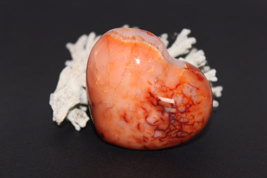 Heart - Carnelian - lge
