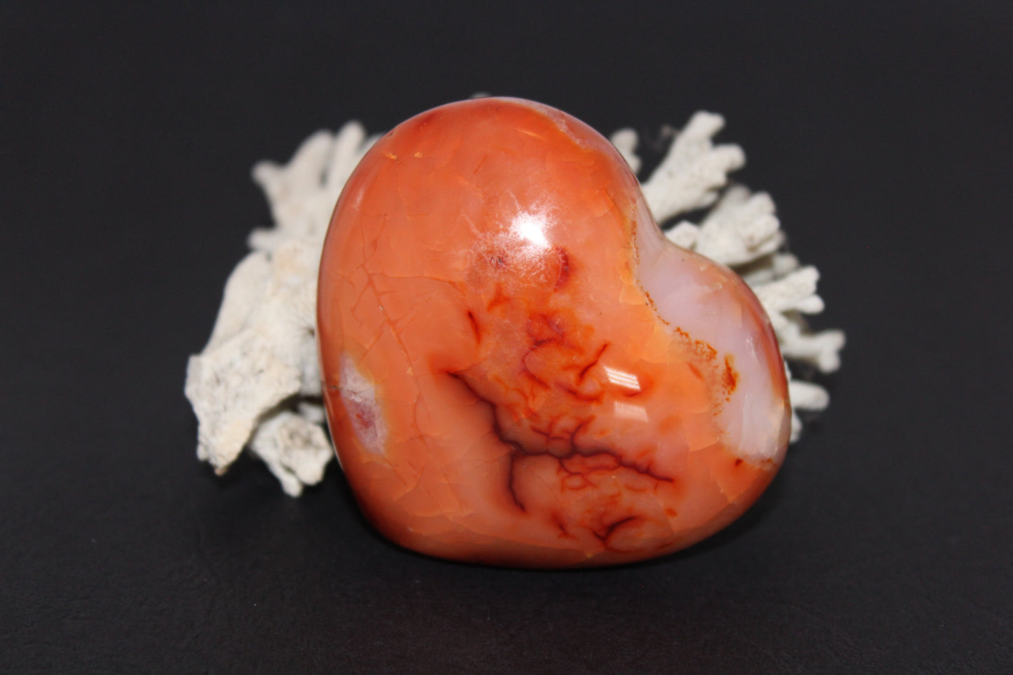 Heart - Carnelian - lge