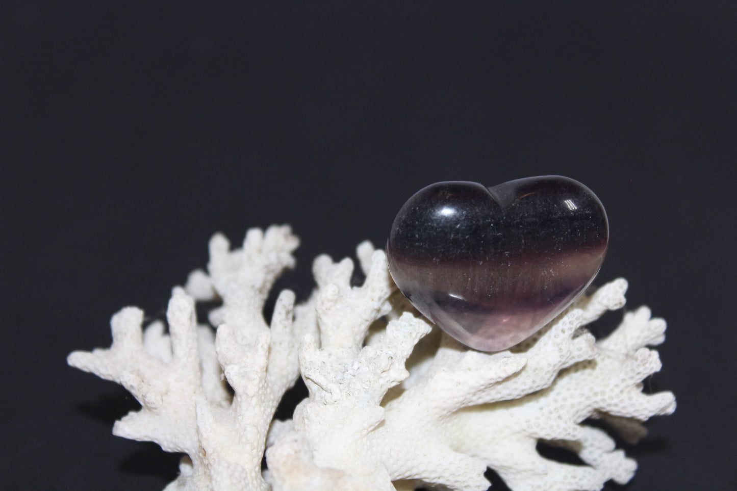 Heart - Fluorite - puff - sml