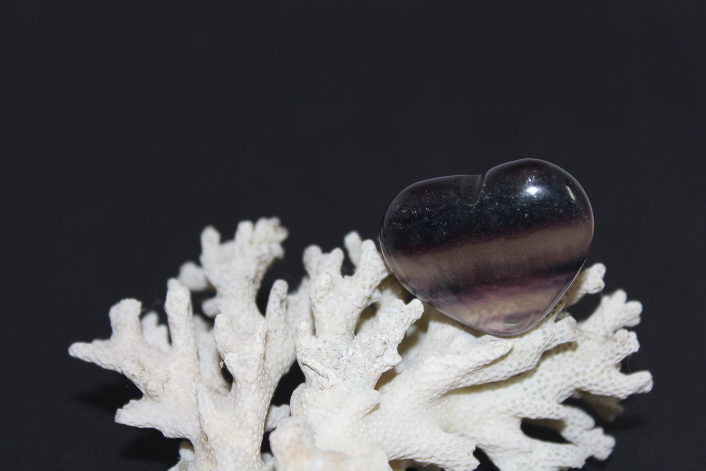 Heart - Fluorite - puff - sml