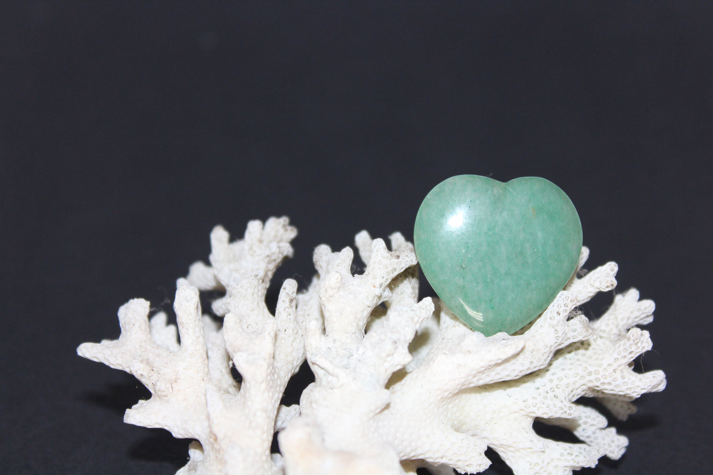 Heart - Green Aventurine - sml