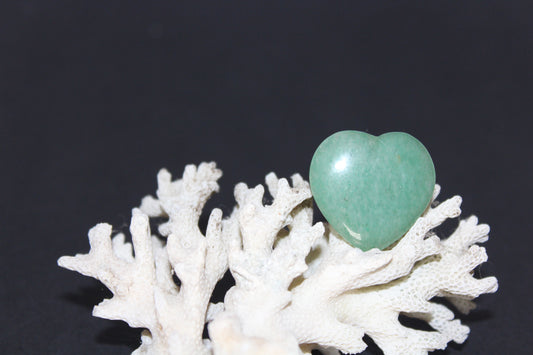 Heart - Green Aventurine - sml