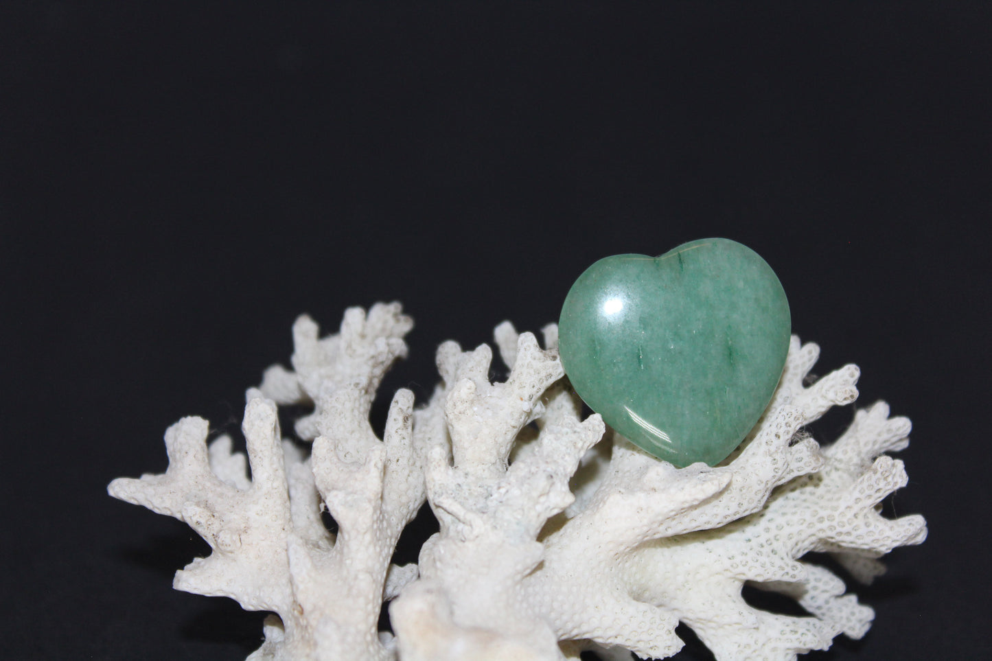 Heart - Green Aventurine - sml