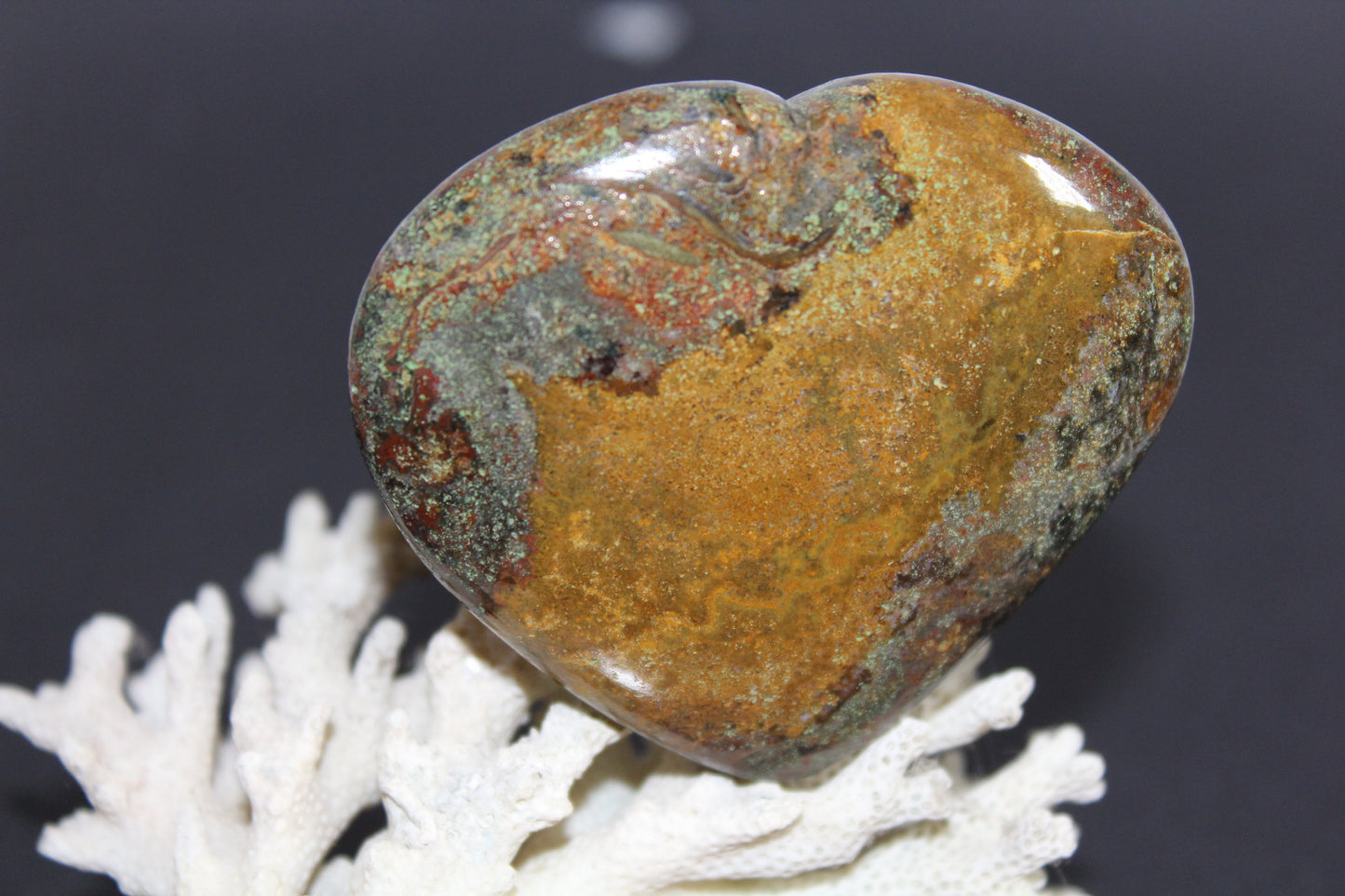 Heart - Ocean Jasper - lge
