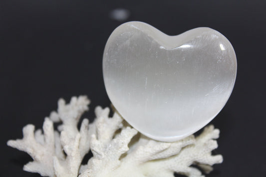 Heart - Selenite - lge