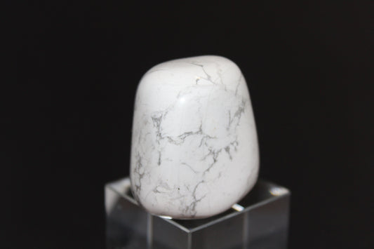 Large Tumble - Howlite - white