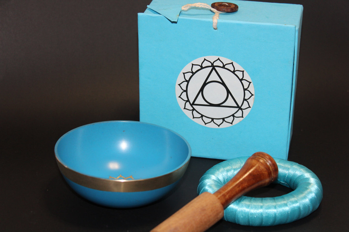 Tibetan Singing Bowl - Brass - sml (boxed gift set)