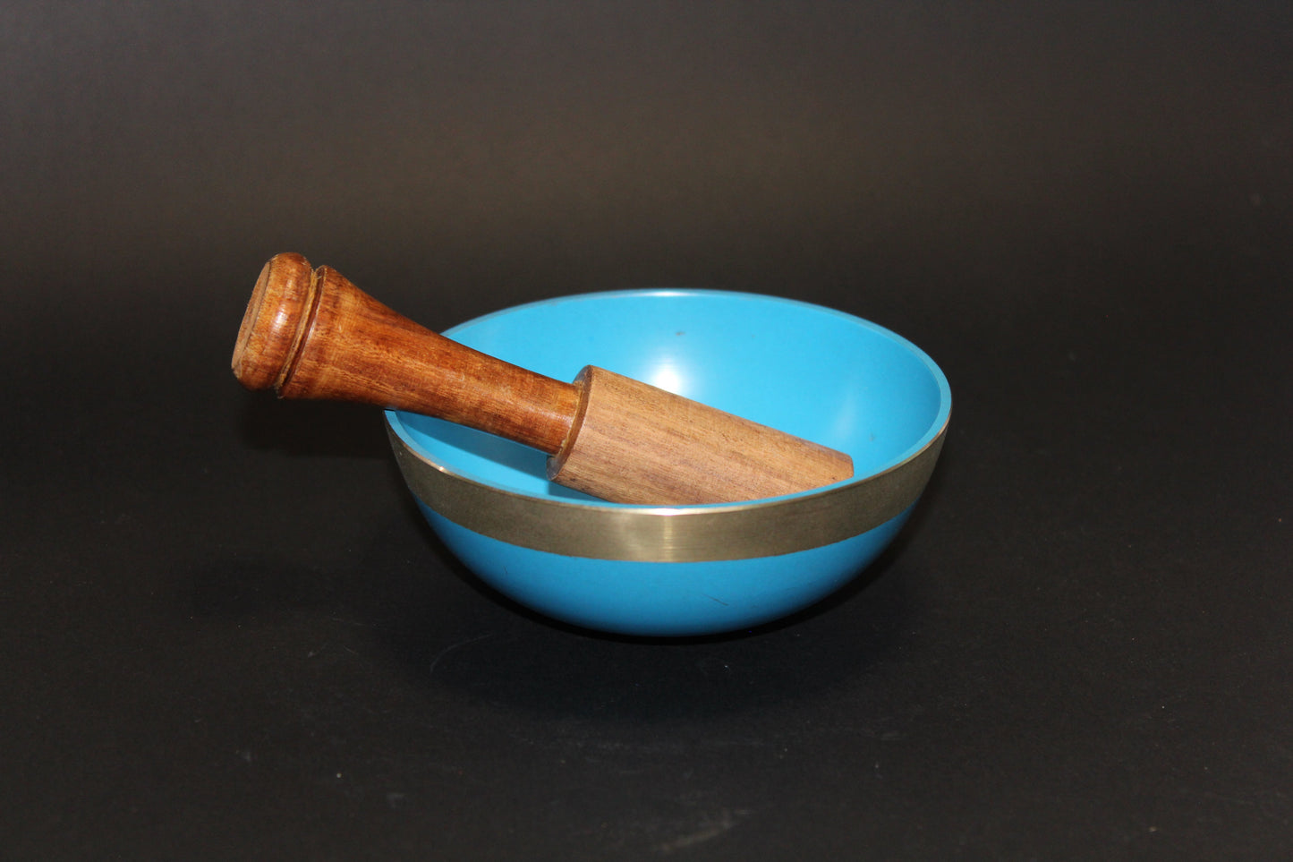 Tibetan Singing Bowl - Brass - sml (boxed gift set)