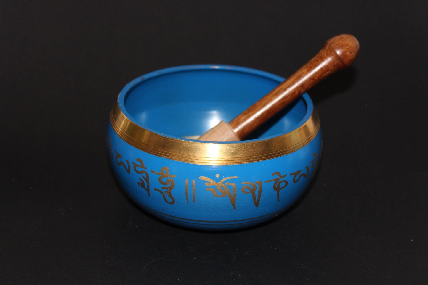 Tibetan Singing Bowl - Brass - med