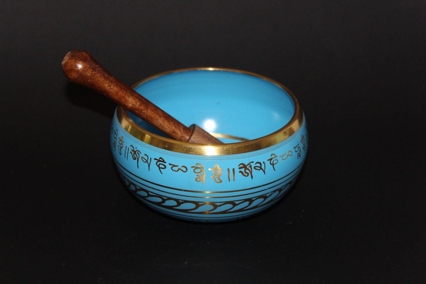 Tibetan Singing Bowl - Brass - med