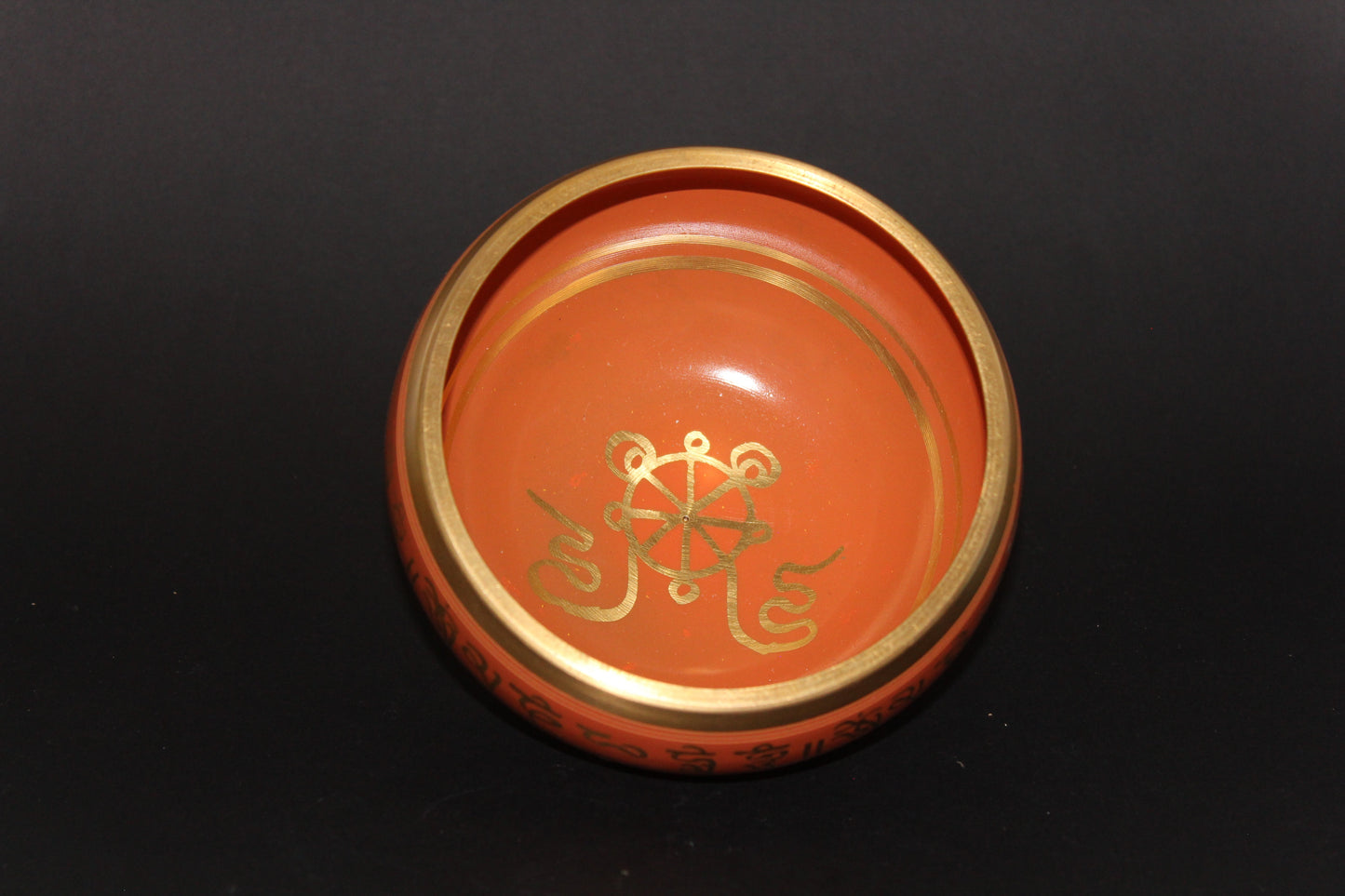 Tibetan Singing Bowl - Brass - med