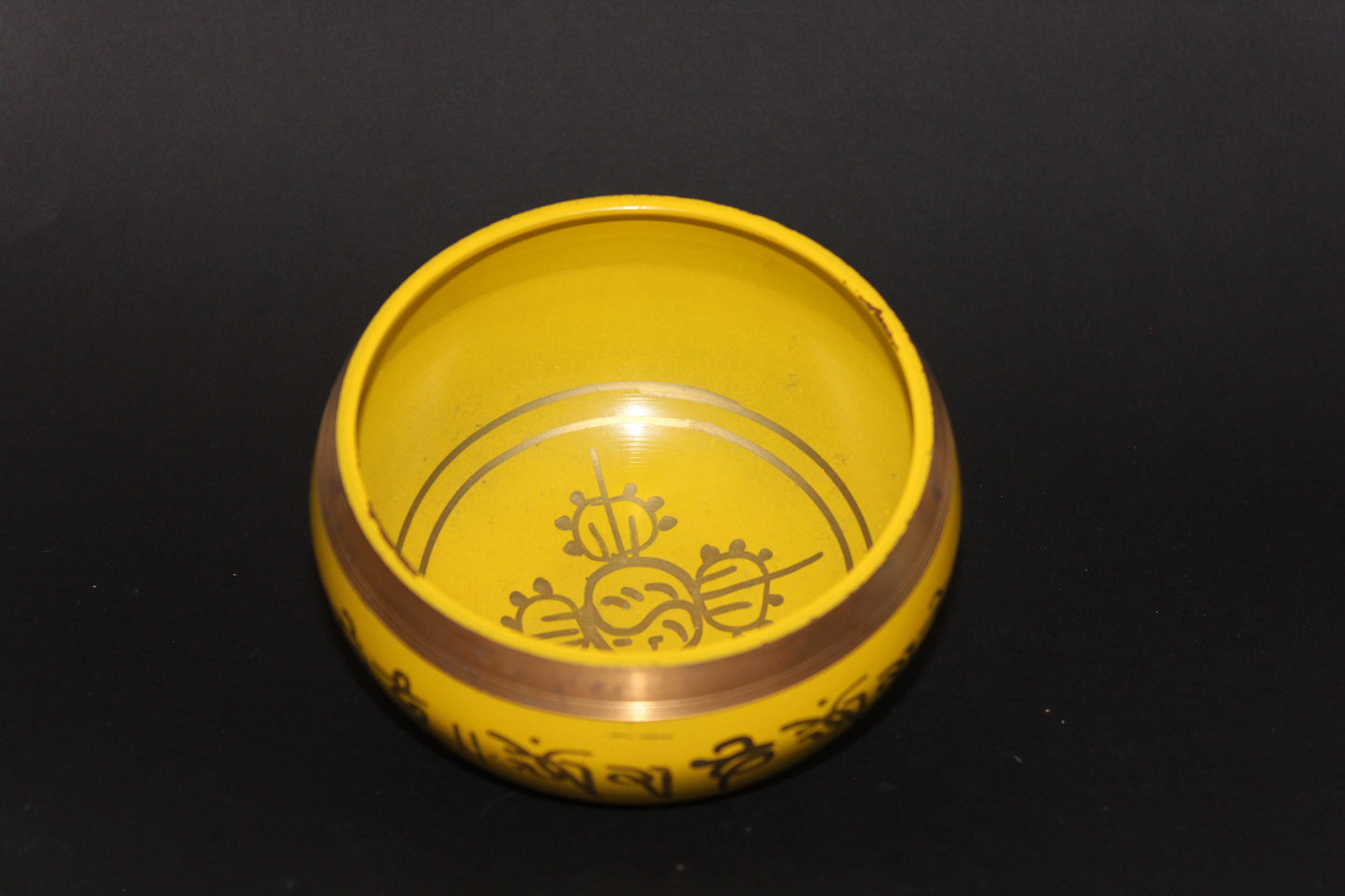 Tibetan Singing Bowl - Brass - med