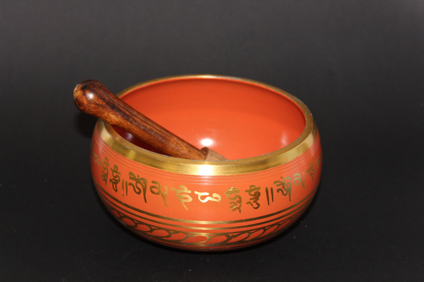 Tibetan Singing Bowl - Brass - lge