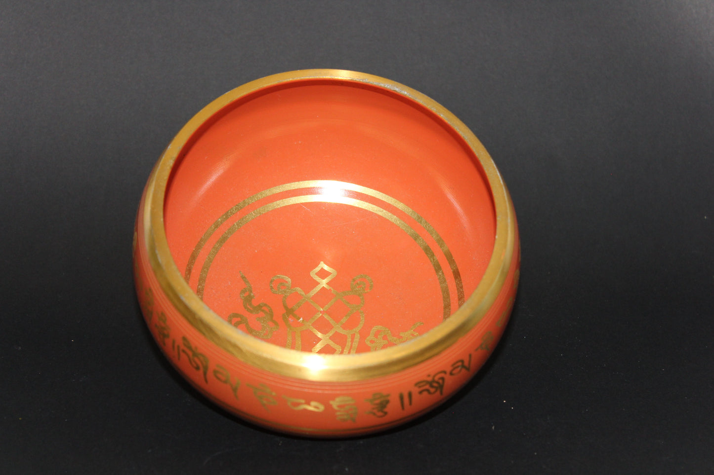 Tibetan Singing Bowl - Brass - lge