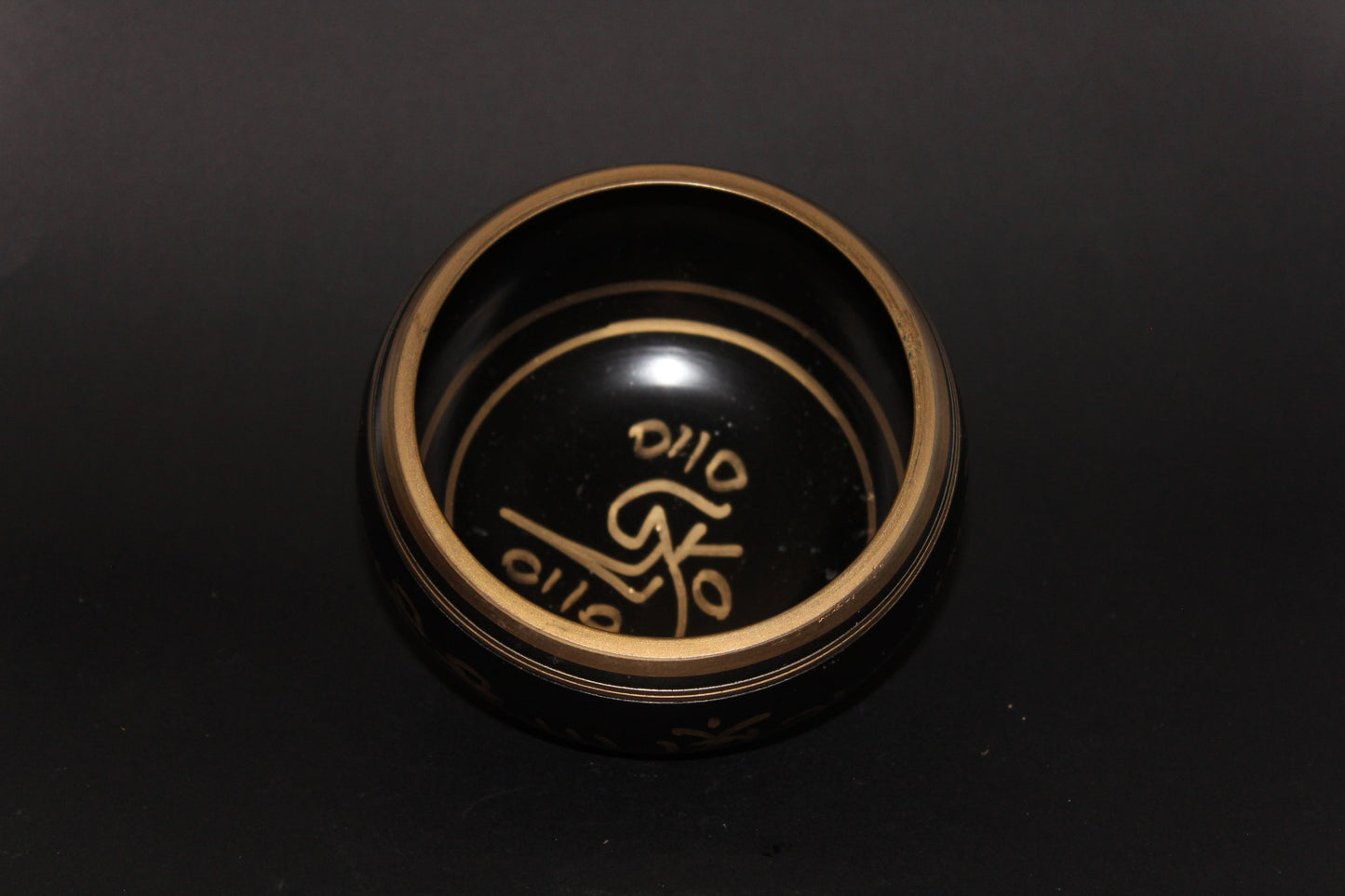 Tibetan Singing Bowl - Brass - med