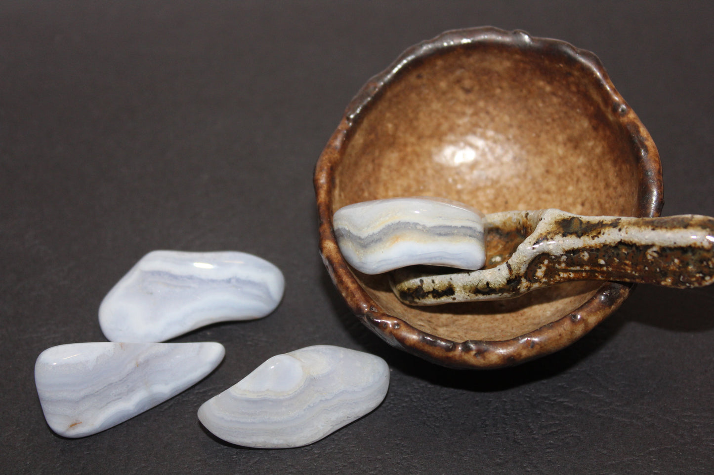 Tumbled - Blue Lace Agate