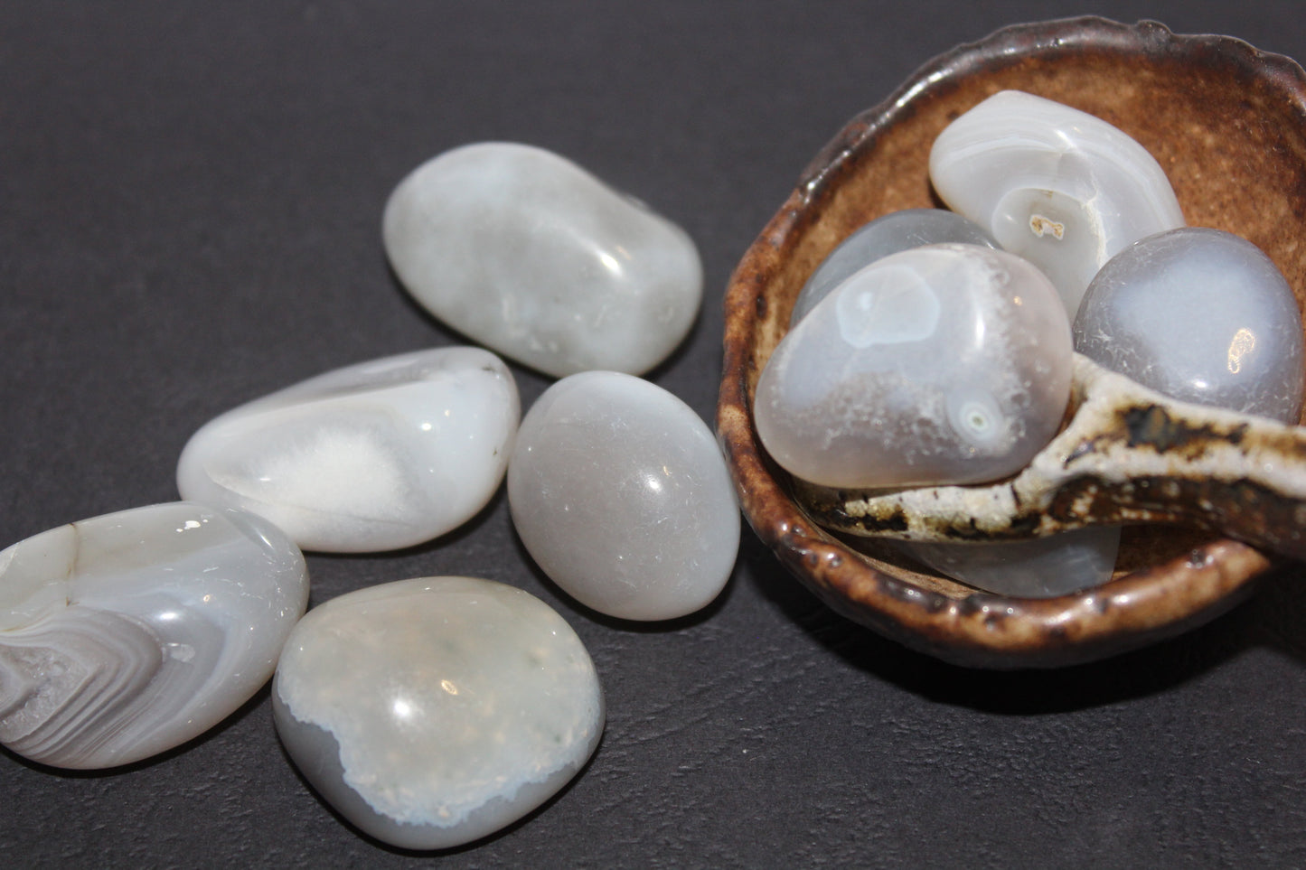 Tumbled - Grey Agate