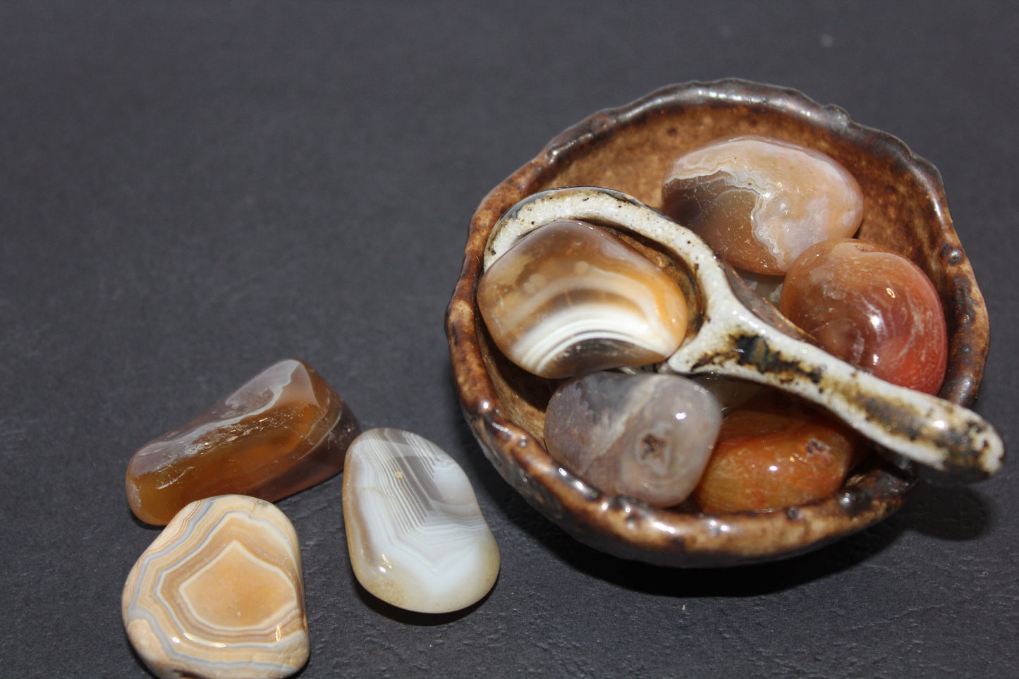 Tumbled - Agate - Natural - sml